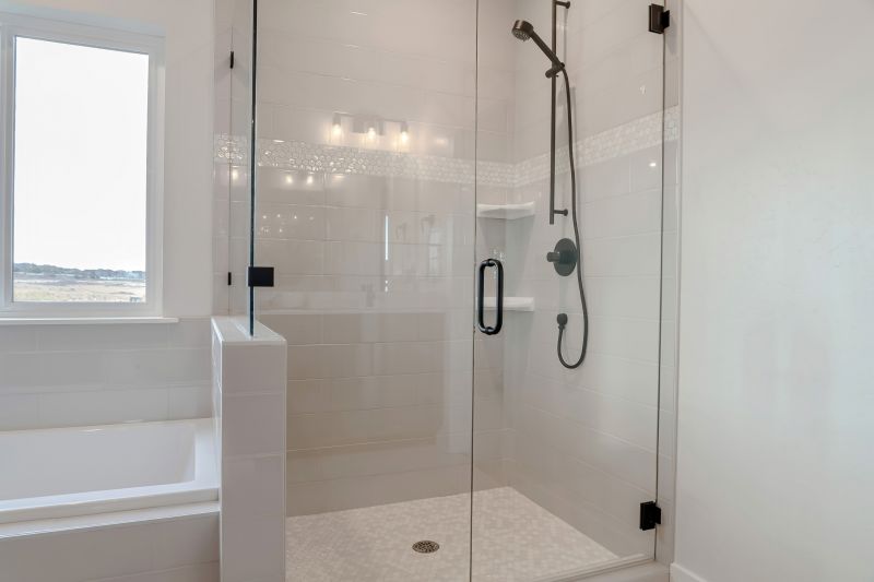 Modern Shower with Glass Enclosure
